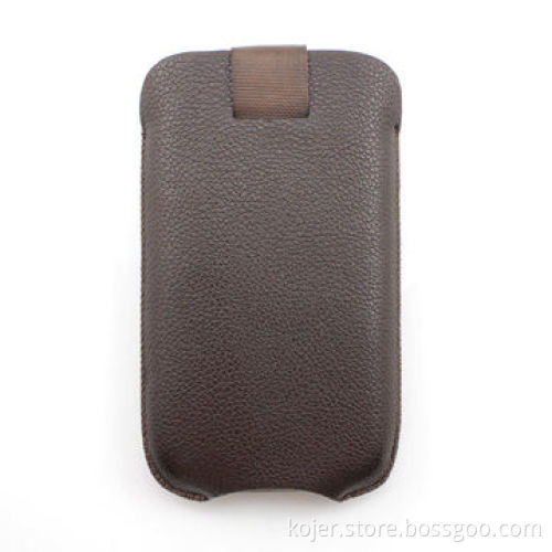 Cases for iPhone 4, Made of Lychee Vein PU with Embossing S-letter and Magnetic Button